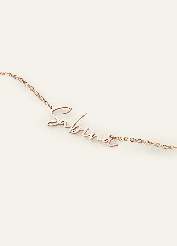 front Gepersonaliseerde naam ketting