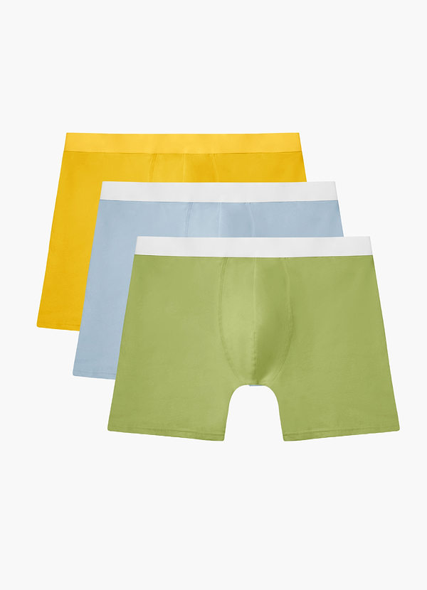 front Contrast Boxer Brief 3 Pack
