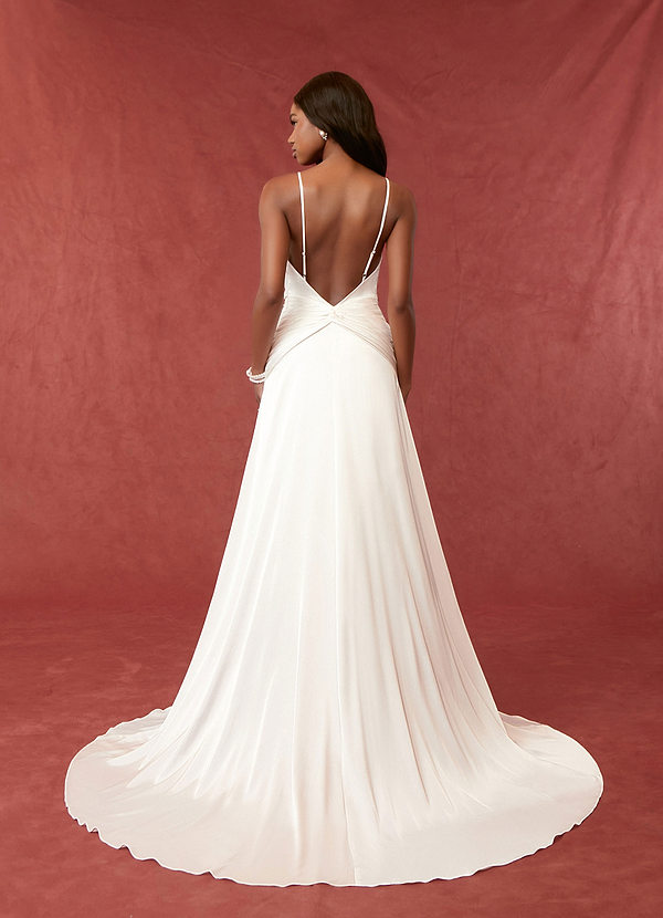 back Azazie Cecilia Wedding Dress