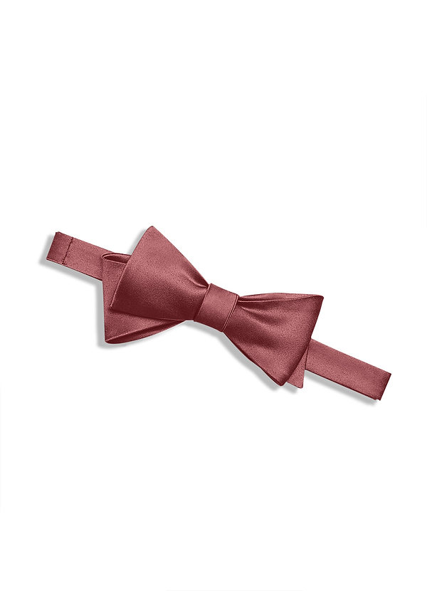 front Matte Satin Bow Tie