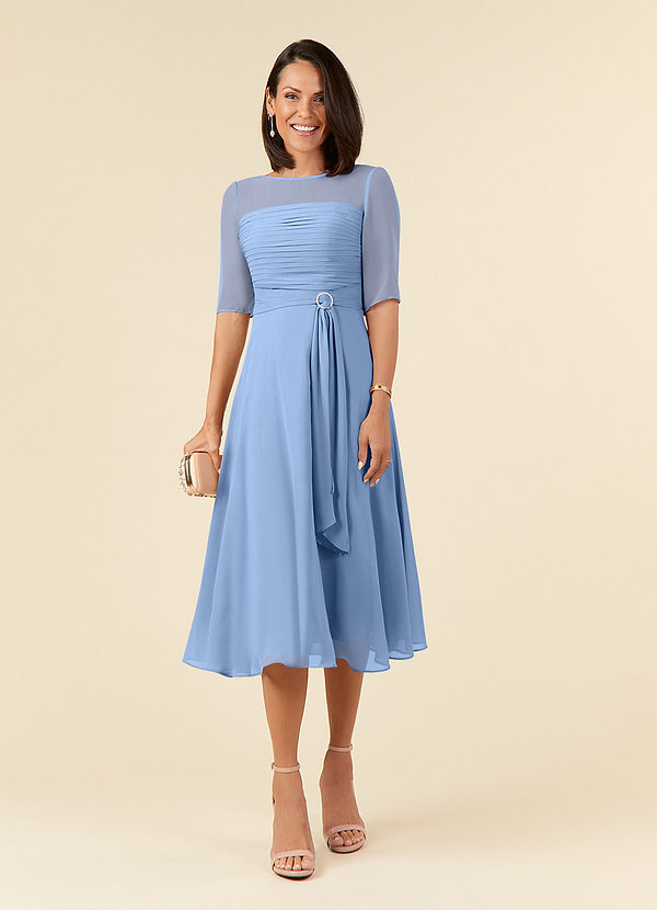 front Azazie Naomi Mother of the Bride Dress