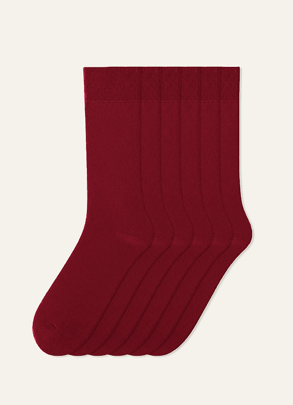 front Azazie Chaussettes montantes assorties pour demoiselles d'honneur (lot de 6 paires)