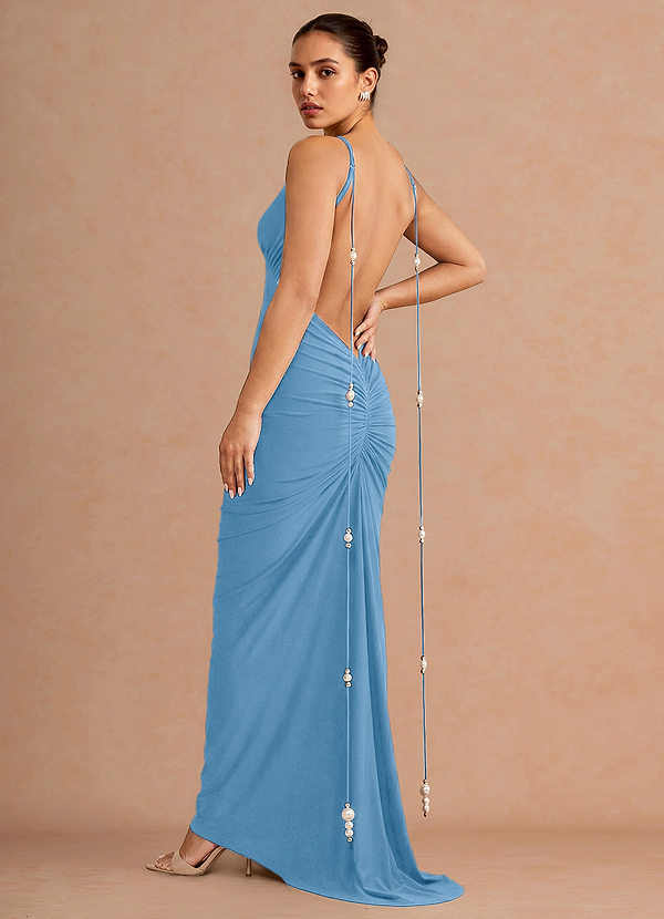Robe Longue Bleu Acier Aloria image1
