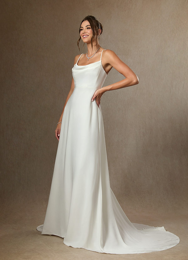 【本日限り価格　定価以下】HEVE Satin Dress Tuck SK 251E4283-2.webp