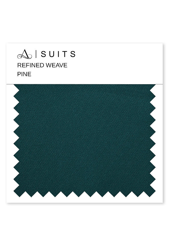 front Azazie Pine Refined Weave Suit Swatch