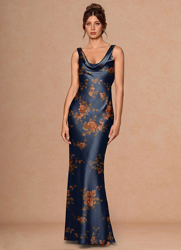 Florivel Navy Vintage Maxi Dress image1