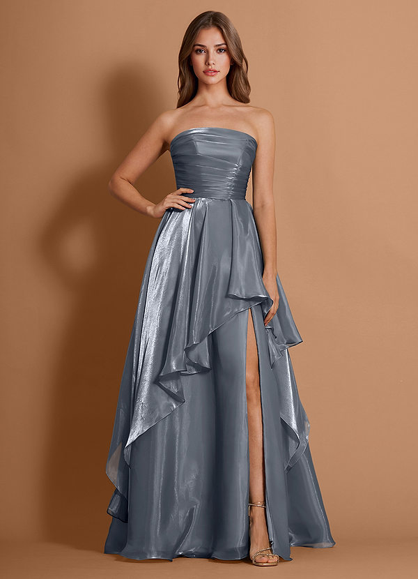 Vestido Azul Pálido Largo Celindra image1