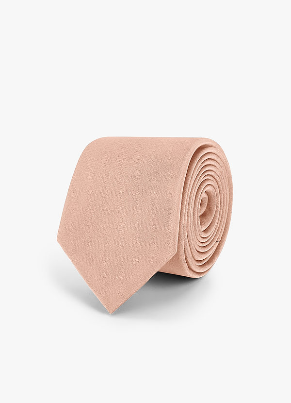 front Boy's Stretch Satin Neck Tie