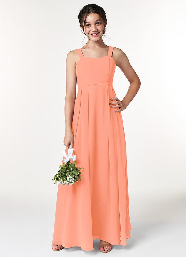 Azazie Simoan Junior Sunset A-Line Sweetheart Neckline Chiffon Dress image1
