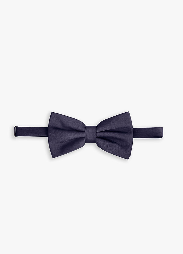 front Adjustable Stretch Satin Bow Tie