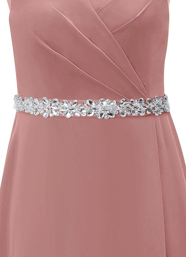 front Chiffon Sash with Starlight Beading