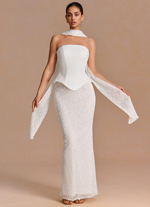 Kleid Rosamund Weiß image1