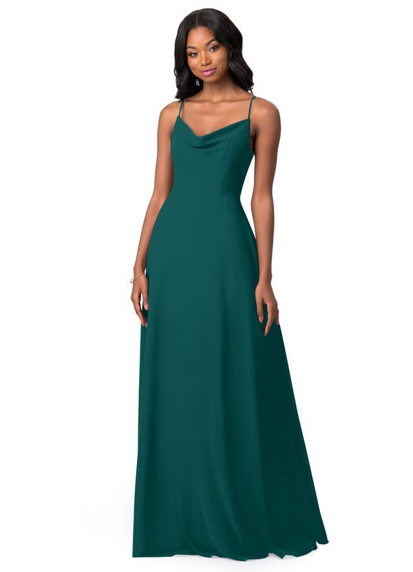 Peacock Azazie Daenerys Bridesmaid Dresses | Azazie