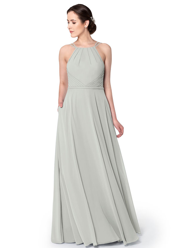 Azazie Melinda Bridesmaid Dress - Silver | Azazie