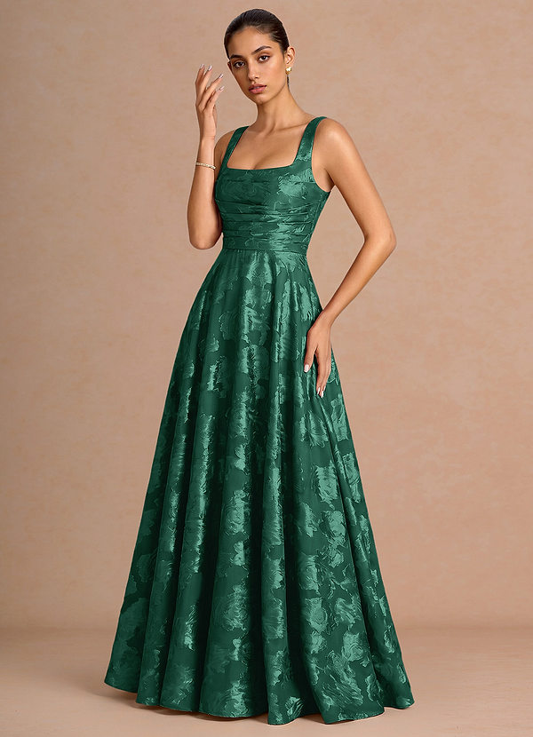 Azaria Hunter Green Maxi Dress image1