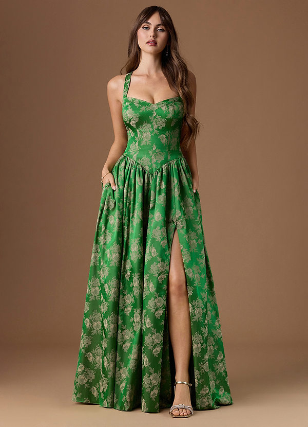 Remie Green Bloom Maxi Dress image1