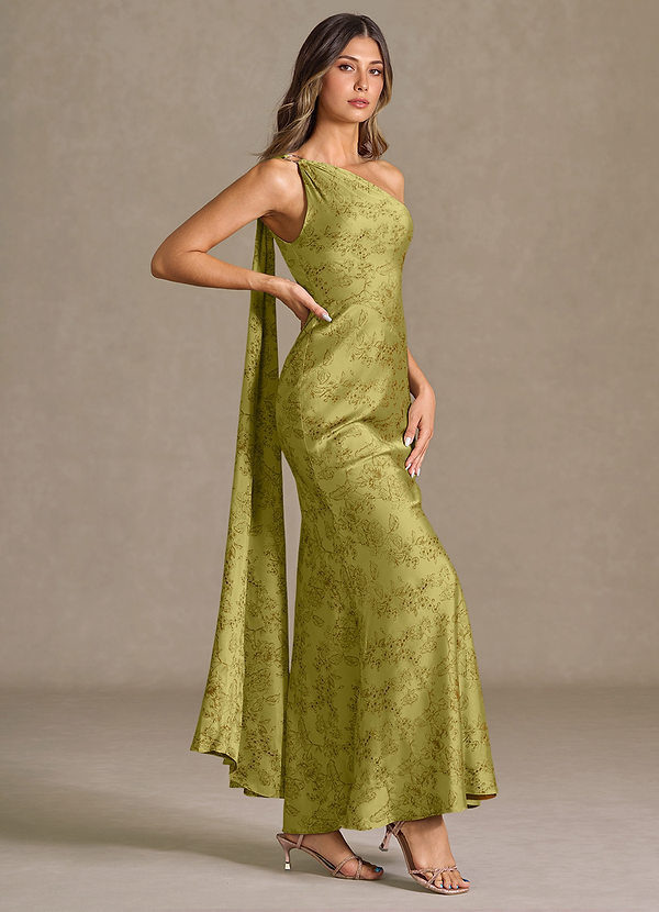 Maxi jurk Sapphira Sammalruskea image1