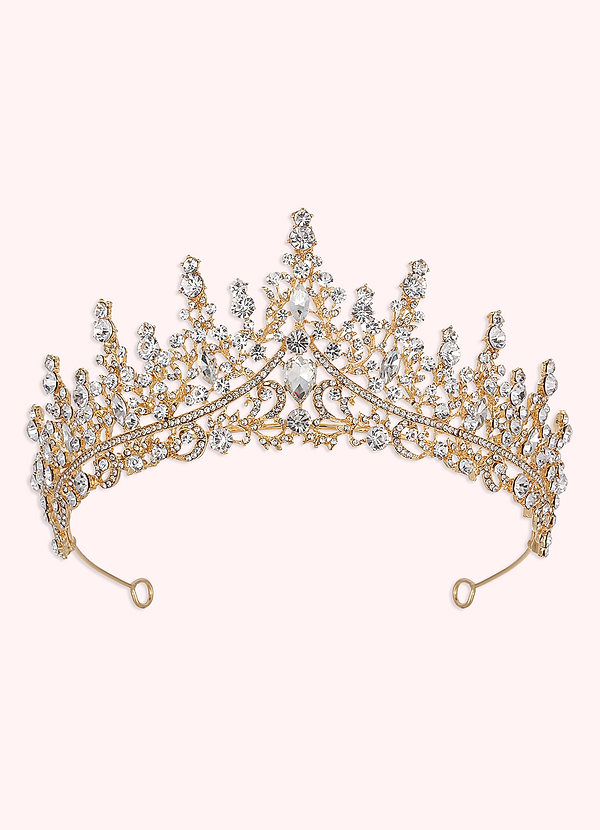 front Sparkling Gala Crystal Crown
