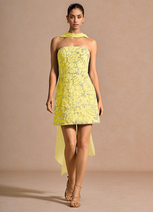 Brisea Lemon Sorbet Mini Dress image1