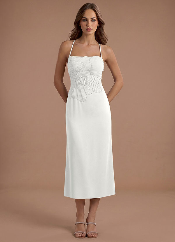 Eri White Midi Dress image1