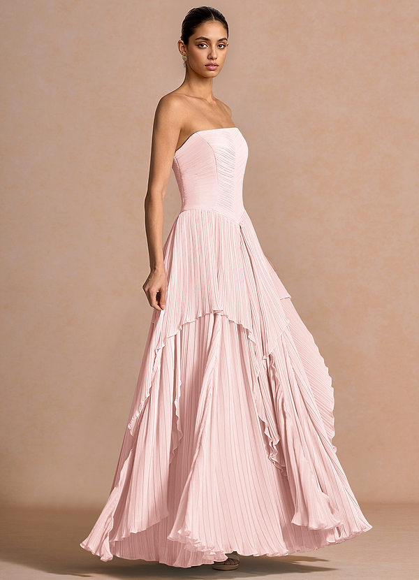 Kerensa Powder Pink Maxi Dress image1