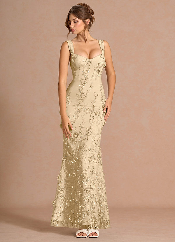 Girella Cream Maxi Dress image1