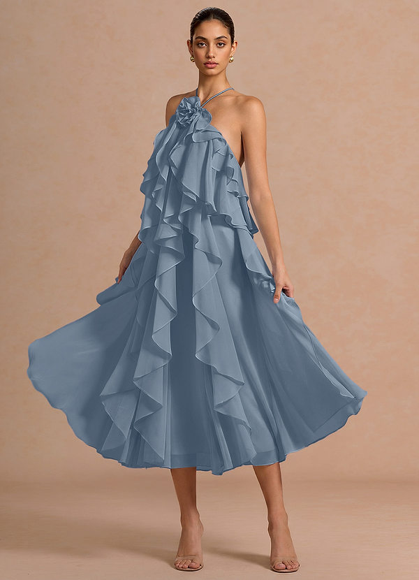 Montana Dusty Blue Midi Dress image1