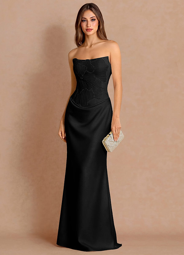 Robe Longue Noir Xarisse image1