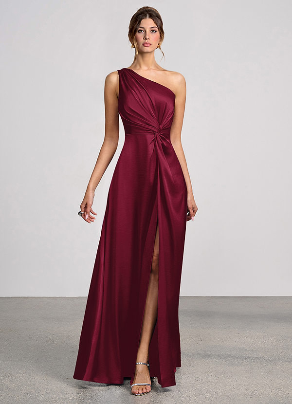 Eulalie Bundundy Luminous Satin Maxi Dress image1