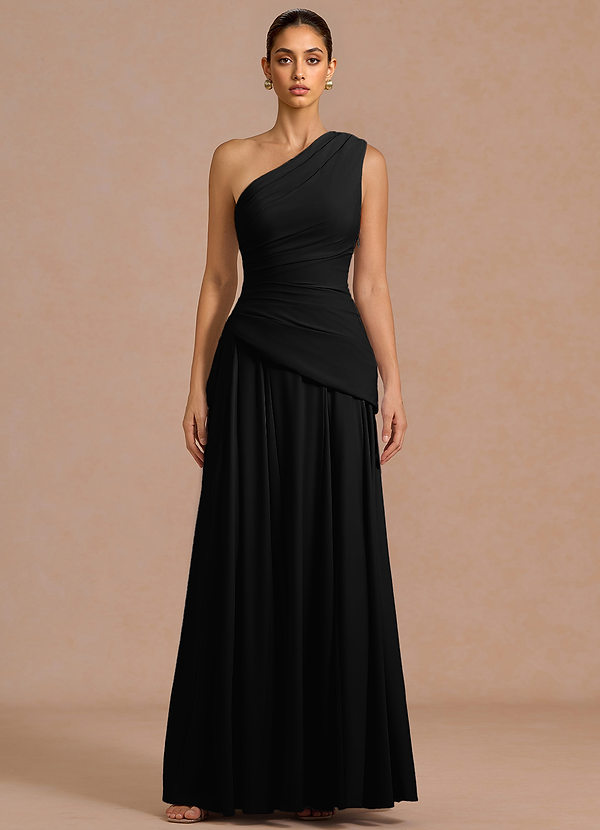 Bianca BLack Maxi Dress | Azazie CA