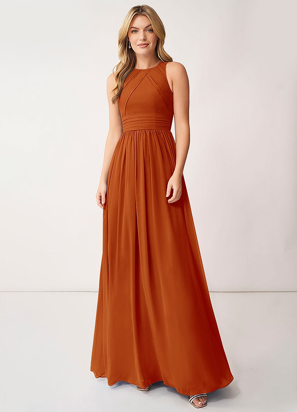 Paprika Azazie Harper Bridesmaid Dresses Azazie