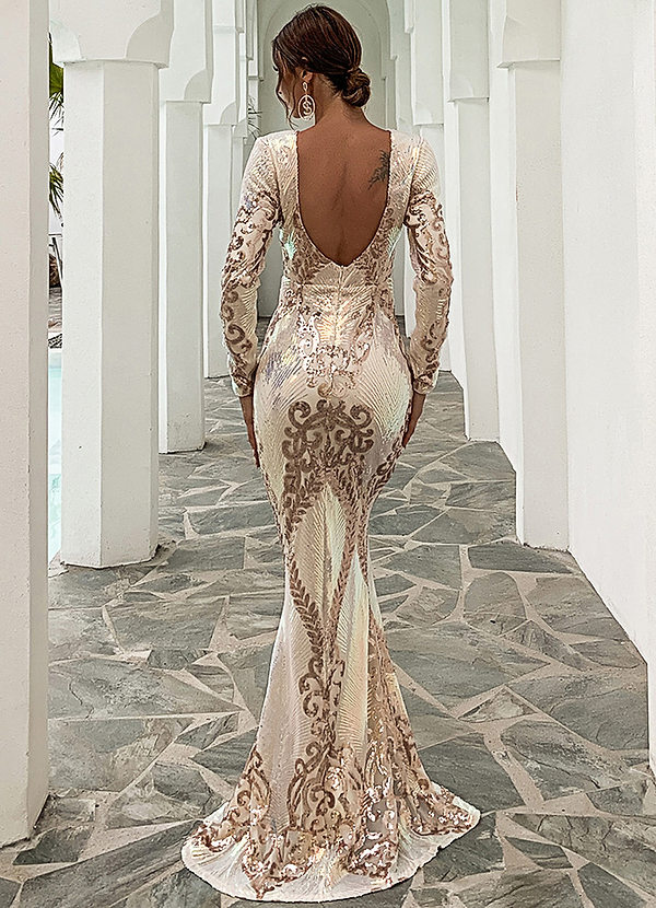 missord criss cross backless sequin
