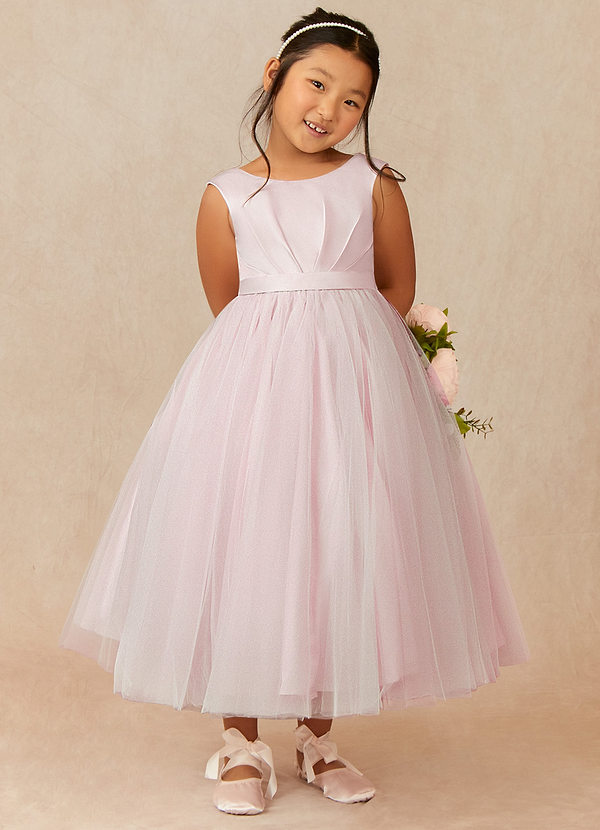 front Azazie Bee Flower Girl Dress
