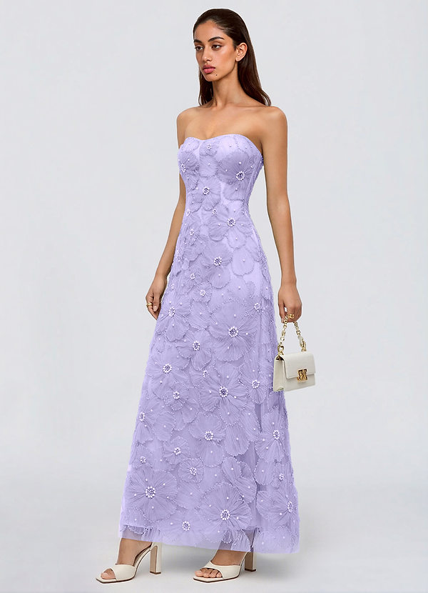 Aiselle Frosted Lilac Maxi Dress image1