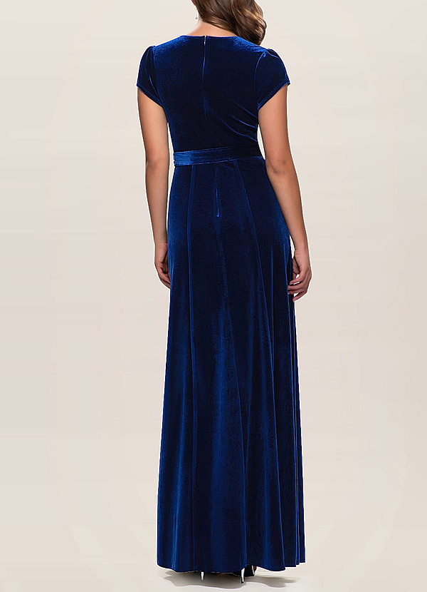 Dreaming Of You Navy Blue Velvet Maxi 