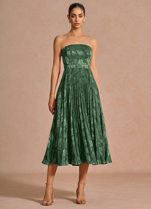 Coral Eucalyptus Midi Dress image1