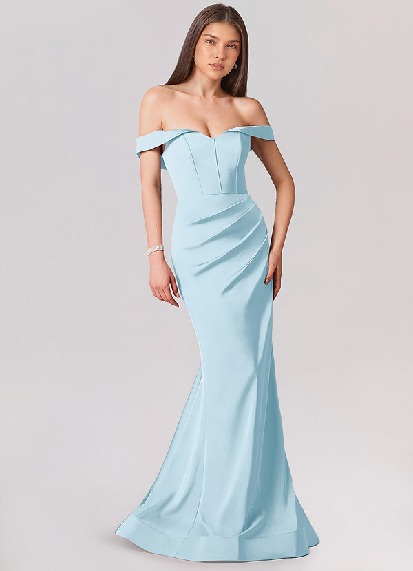Everly Sky Blue Maxi Dress image1