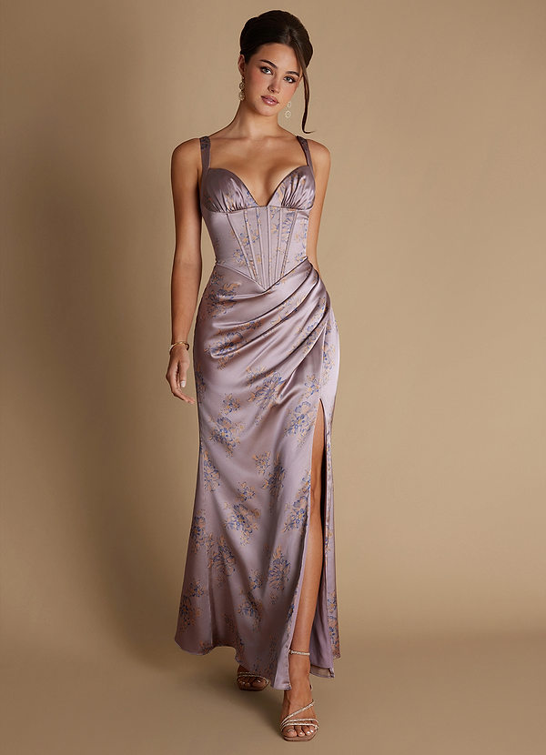 Robe Maxi Mauve Bloom Nidia image1