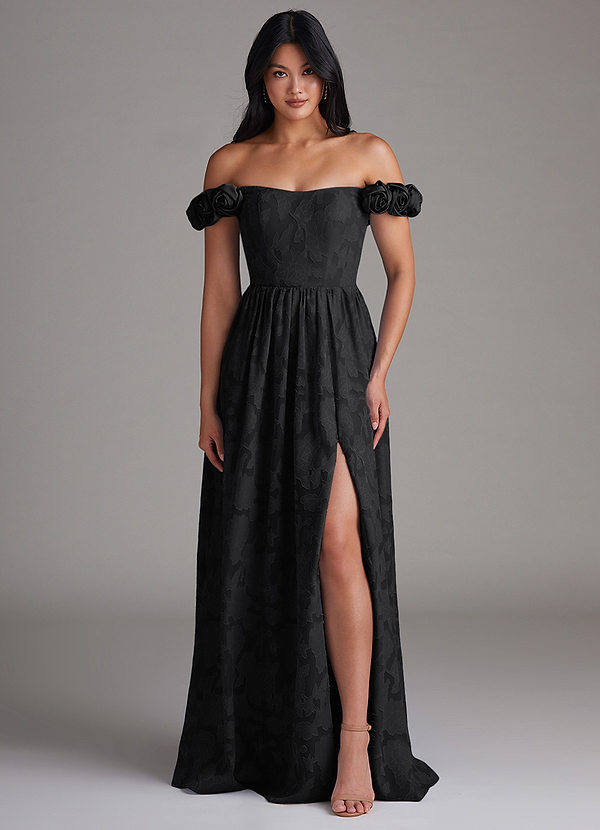 Autumn Black Maxi Dress image1