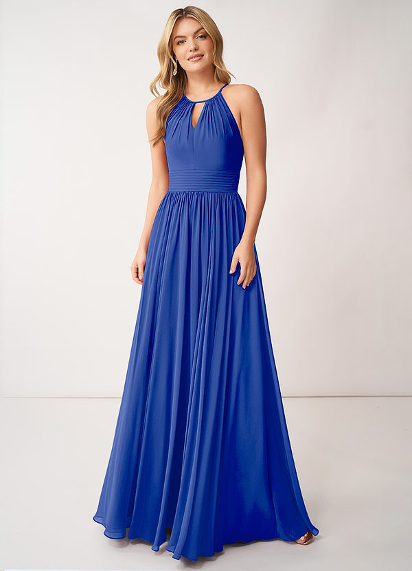 Royal Blue Azazie Cherish Bridesmaid Dresses | Azazie