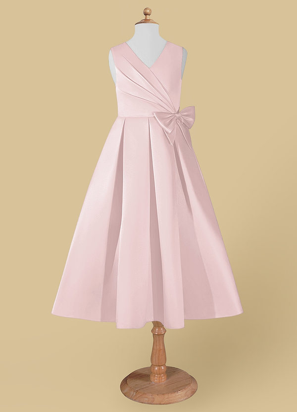 front Azazie Ronda Flower Girl Dress