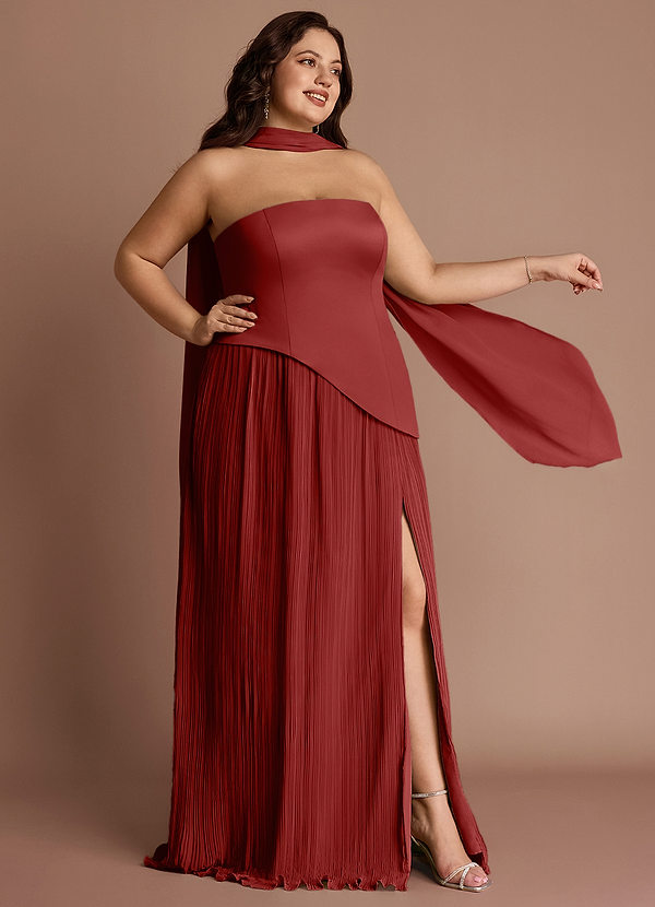 Maxi jurk Tierney Terracotta image1