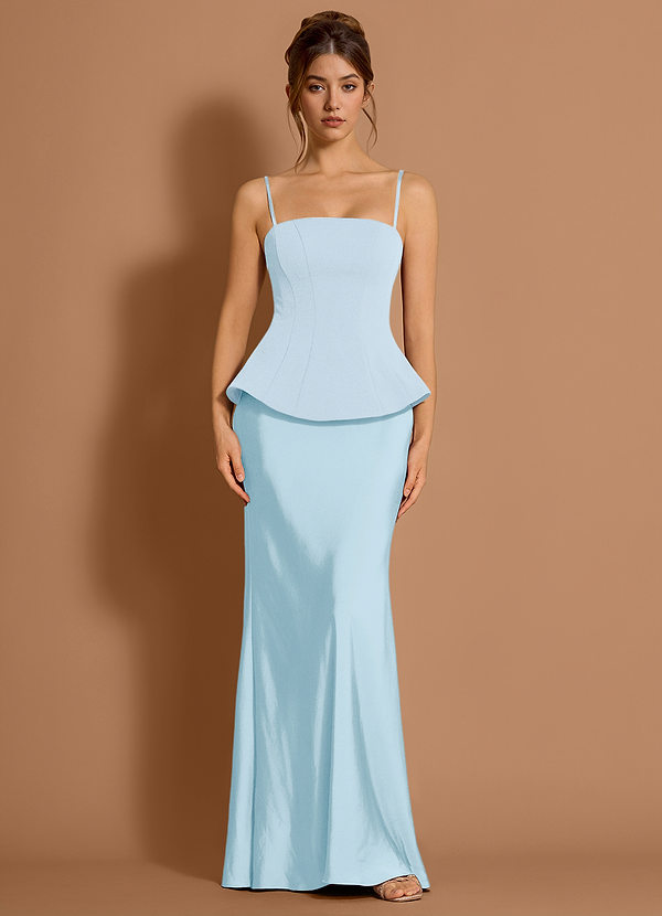 Zeraya Light Blue Maxi Dress image1