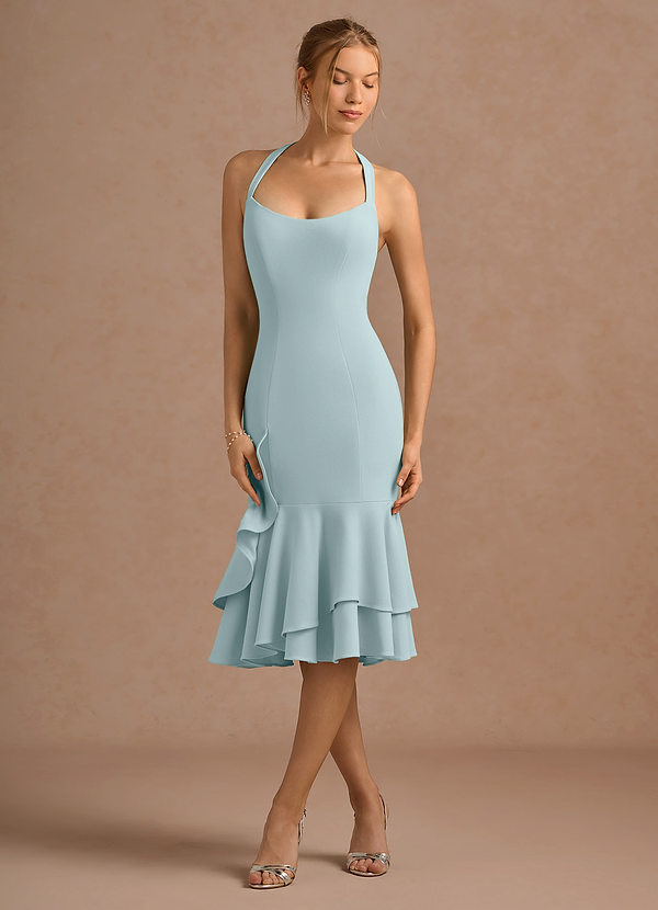 Marcelline Sky Blue Midi Dress image1