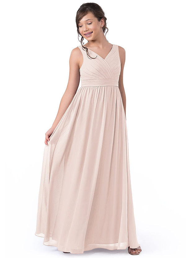 Rose Petal Azazie Kora Junior Bridesmaid Dresses Azazie