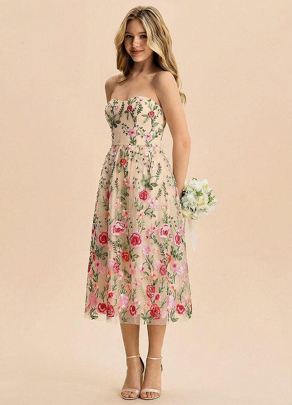 front Azazie Emmeline Junior Formal Dress