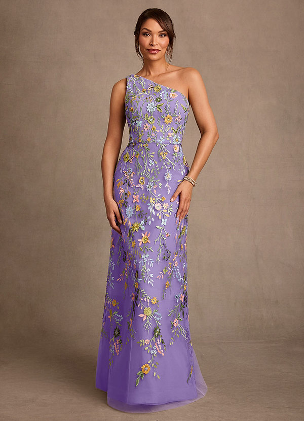 Azazie Bertie Mother of the Brides Dresses Tahiti A-Line Lace Dress image1