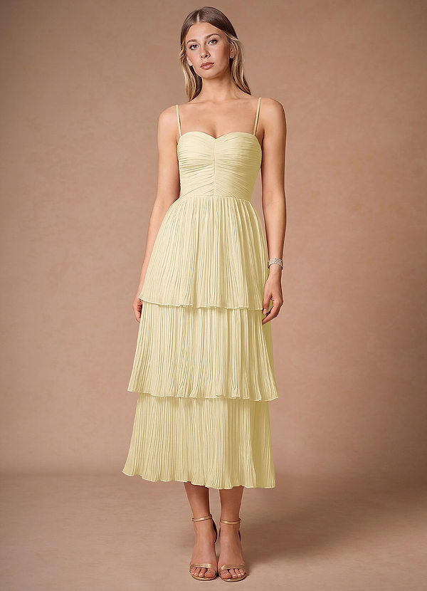 Isla Lemon Sorbet Midi Dress image1