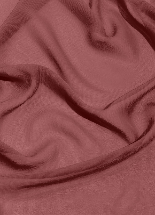 front Azazie Amethyst Chiffon-Stoff Meterware
