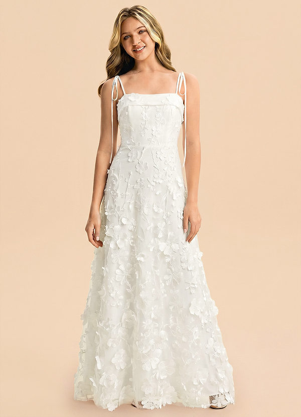 front Azazie Jenny Junior Formal Dress